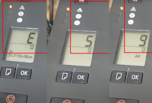 E59 Canon Printer Error
