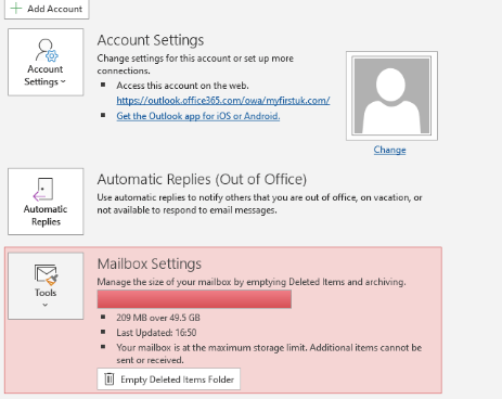 Common Causes due to which Outlook does not Sync