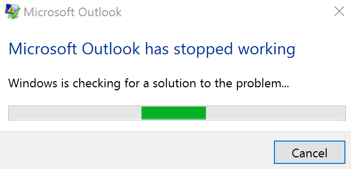 Outlook Not Working