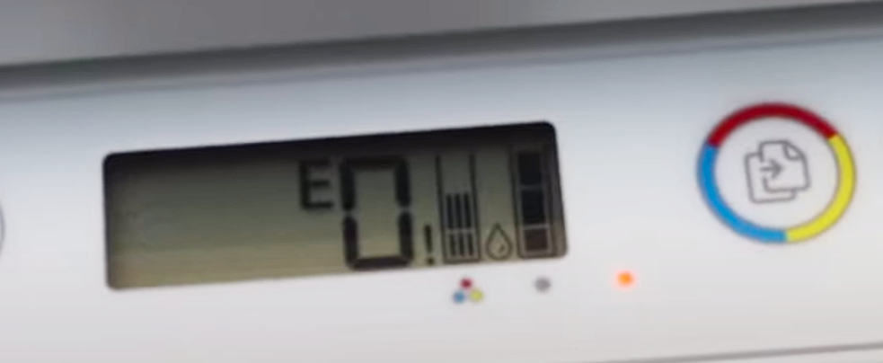 E0 HP Printer Error